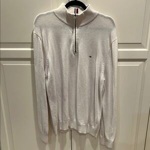 🛍️Tommy Hilfiger White Men's Sweater